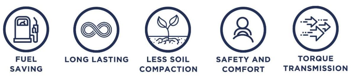 The Pirelli range of agricultural tyres offers many advantages for tractors, trailers, and other farm machinery.